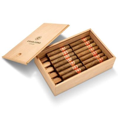 Qualität  Pine cigar box rectangular with lid tobacco packaging wooden color multi moisturizing pack cigar boxes usine