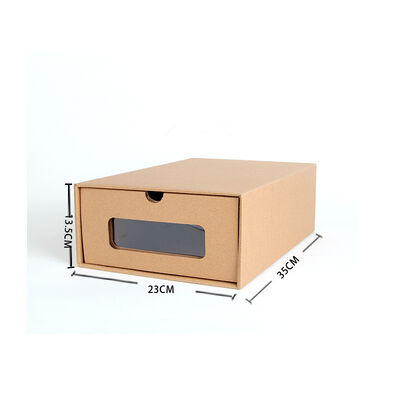 Qualität  Corrugated Drawer Shoe Box Recycled Materials Stamping Embossing usine